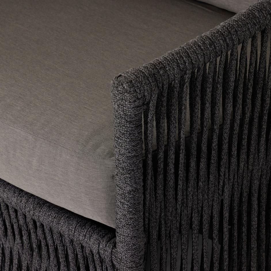 Porto Outdoor Swivel Chair - Venao Charcoal by Four Hands