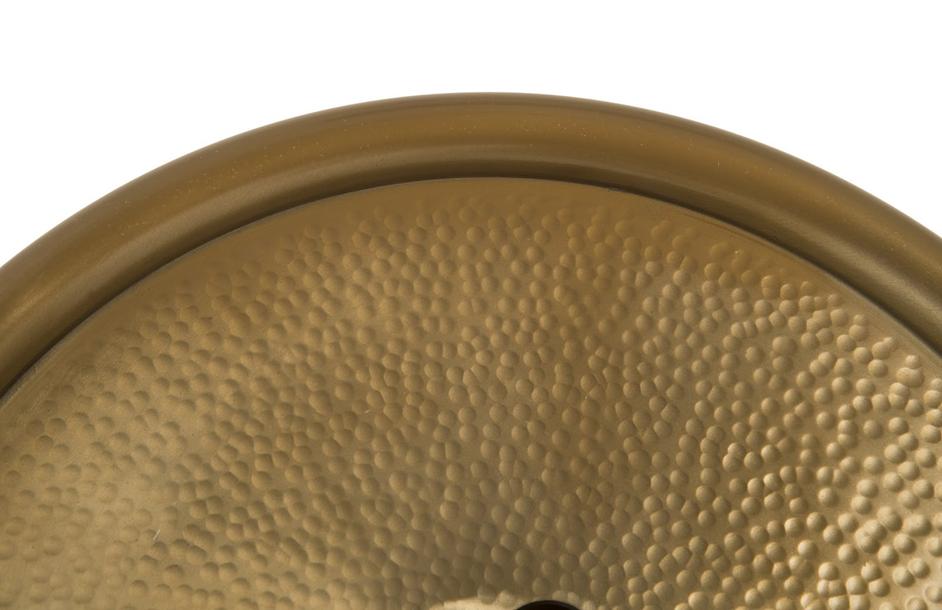 Button Wall Tile, Hammered Metal, Brass Finish by PHILLIPS COLLECTION