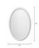 Ovation Oval Wall Mirror, White by Jamie Young