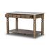 Dothan Kitchen Island - White Marble by Four Hands