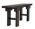 Nabu Mahogany Console in Hand-Rubbed Black with Light Brown Accents by Noir Furniture
