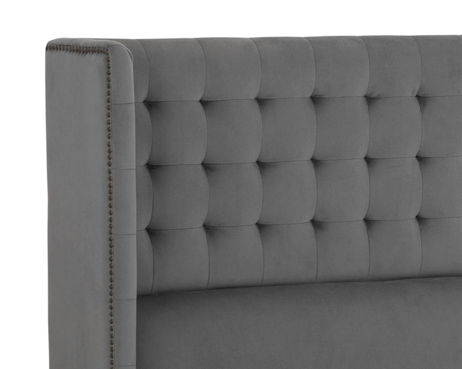 CAIRO BED - QUEEN - ANTONIO CHARCOAL by Sunpan