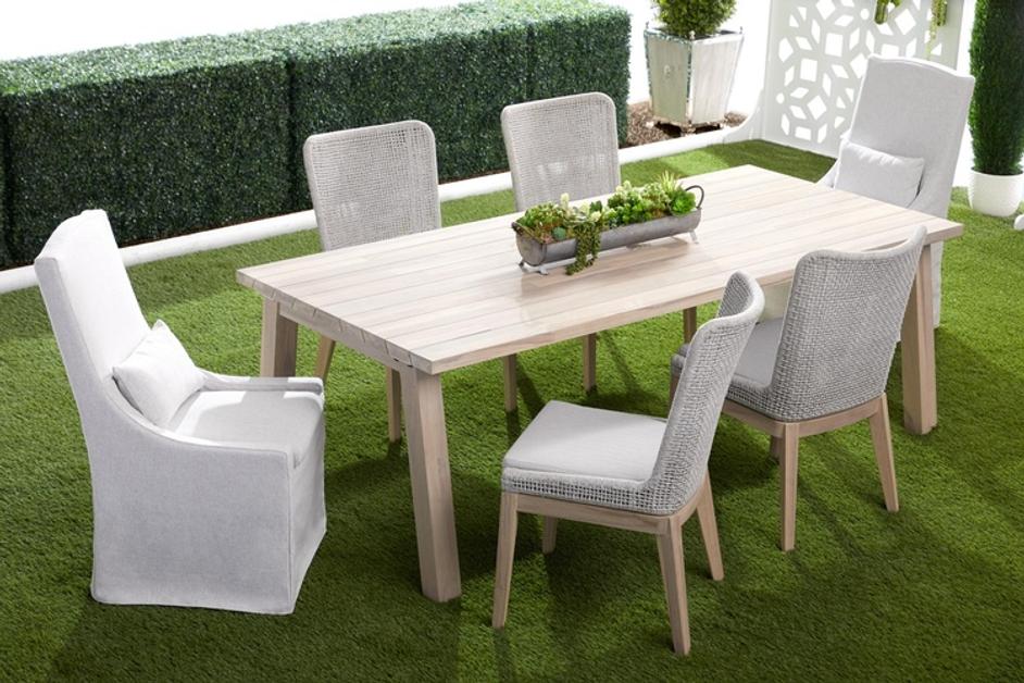 Adele Outdoor Slipcover Dining Chair by Essentials For Living