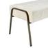 Venturi Fabric Tufted Bench In Opus Cream by New Pacific Direct