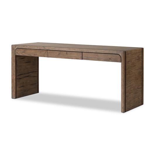 Henry Desk In Rustic Grey Veneer by FOUR HANDS