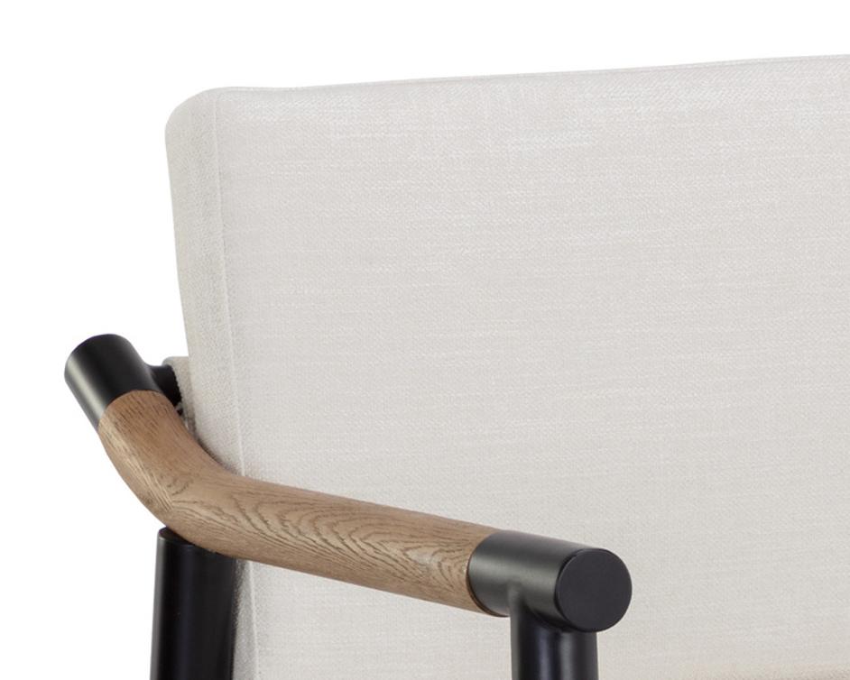 MEADOW COUNTER STOOL - HEATHER IVORY TWEED by Sunpan