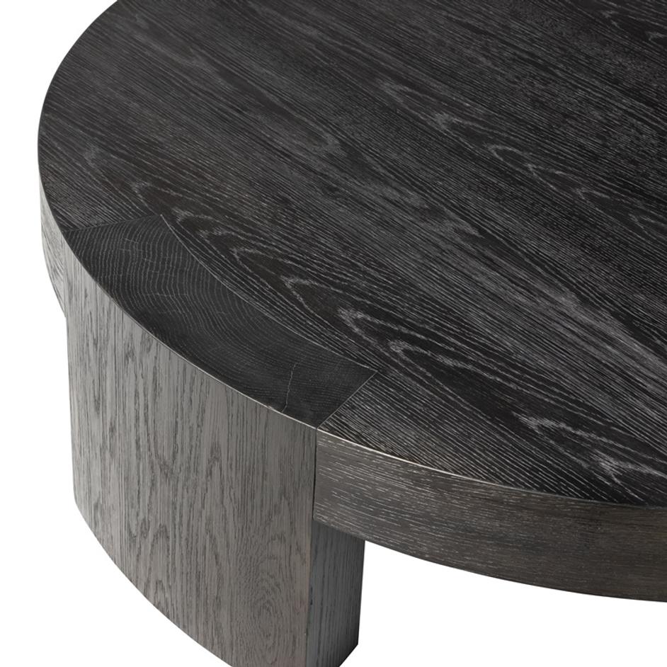 Sheffield Coffee Table Small in Charcoal by FOUR HANDS
