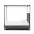 Anderson Canopy King Bed - Knoll Charcoal by Four Hands