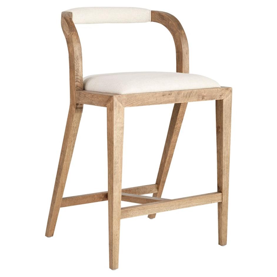 Malone Stool | Cream by Cyan Design