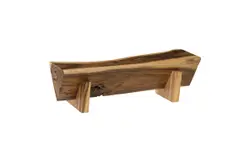 Chamcha Wood Triangle Bench by PHILLIPS COLLECTION