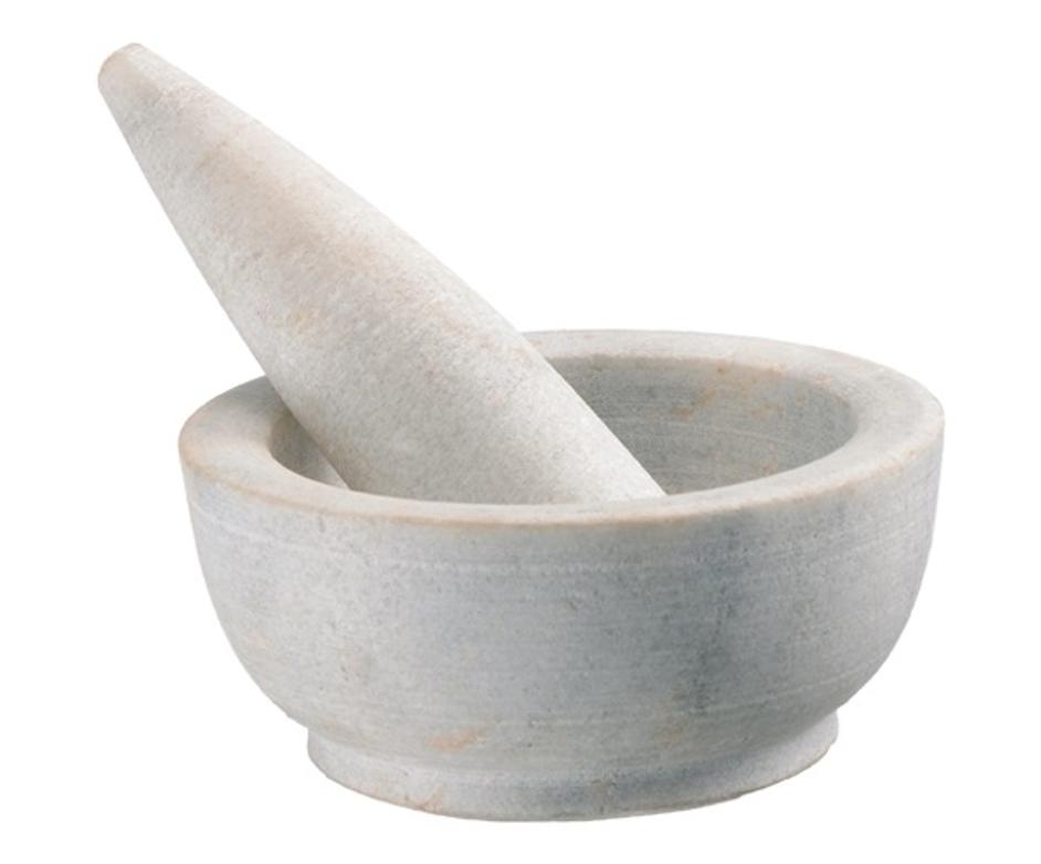 Marble Round Mortar & Pestle by BIDK Home