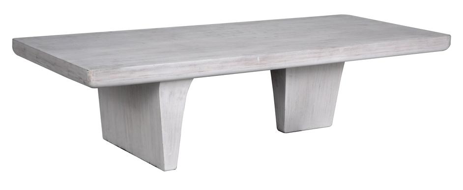 Ward Coffee Table, White Wash by Noir Furniture