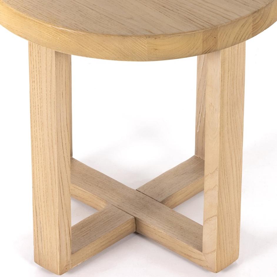 Liad End Table - Natural Nettlewood by Four Hands