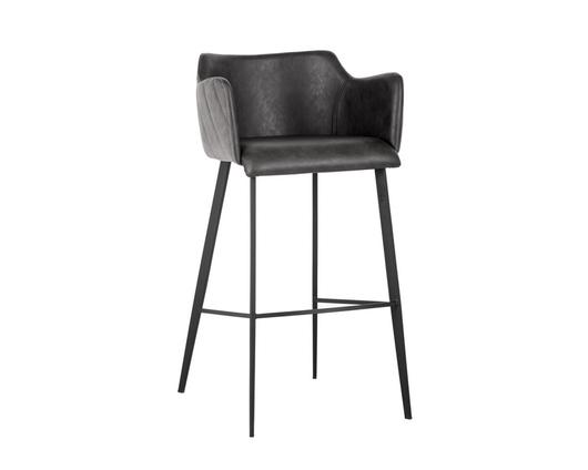Griffin Barstool - Town Grey / Roman Grey by Sunpan