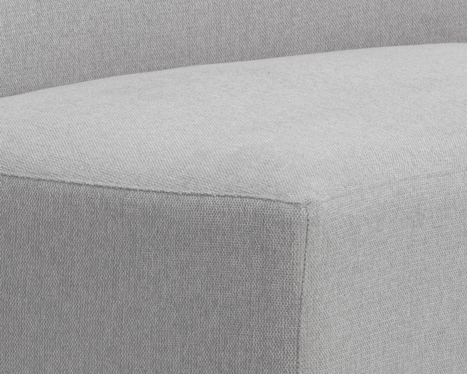 JACLYN MODULAR - ARMLESS CHAIR - EGYPT LIGHT GREY / DANNY MEDIUM GREY by Sunpan