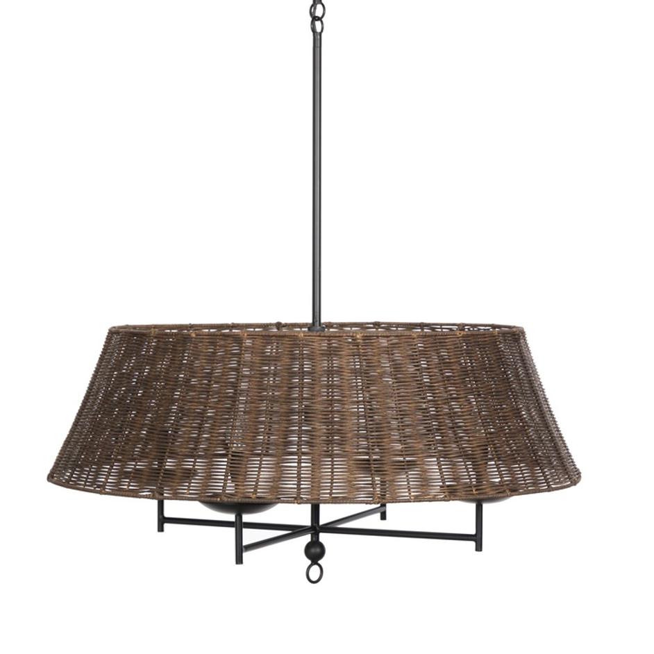 Harwick Chandelier - Jet Black by Four Hands