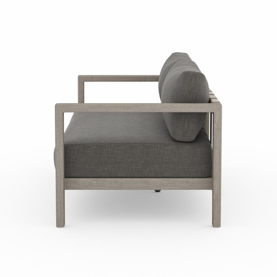 Sonoma Outdoor Sofa In 60" In Grey/Charcoal by FOUR HANDS