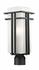 Abbey Outdoor Post Light in Black Finish by Z-Lite