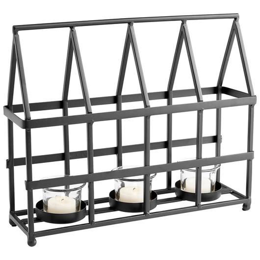 Edinburgh Candleholder in Black by Cyan Design