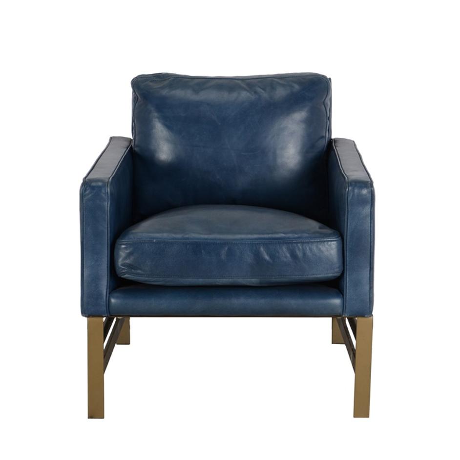 Chazzie Club Chair Blue by Classic Home