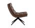 KELLER SWIVEL LOUNGE CHAIR - MISSOURI MAHOGANY LEATHER by Sunpan