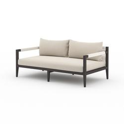 Sherwood Outdoor Sofa 63" in Bronze/Sand by FOUR HANDS