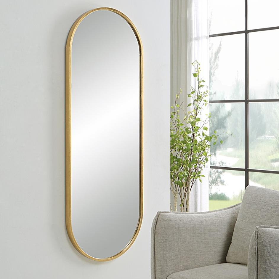 Varina Tall Gold Mirror by Uttermost