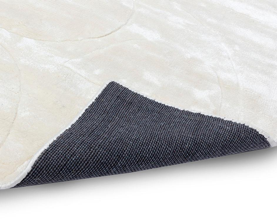 CARUSO HAND-LOOMED RUG - CREAM / IVORY - 6' X 9' by Sunpan