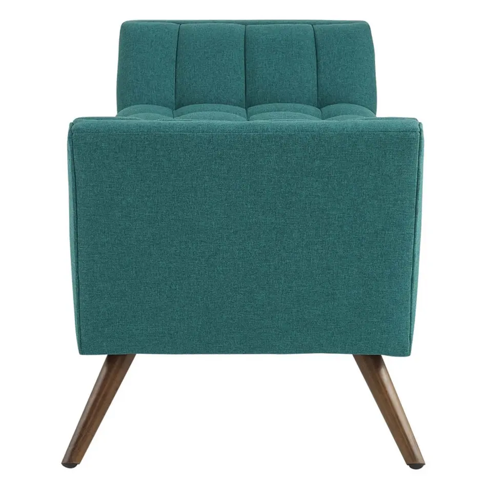 Vestry Medium Upholstered Fabric Bench In Teal by Modway Furniture