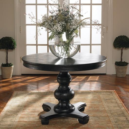 Brynmore Wood Grain Round Table by Uttermost