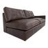 Thurlow Right Arm Facing Sofa Espresso Brown Leather by Moes Home