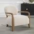 Telluride Natural Shearling Accent Chair by Uttermost