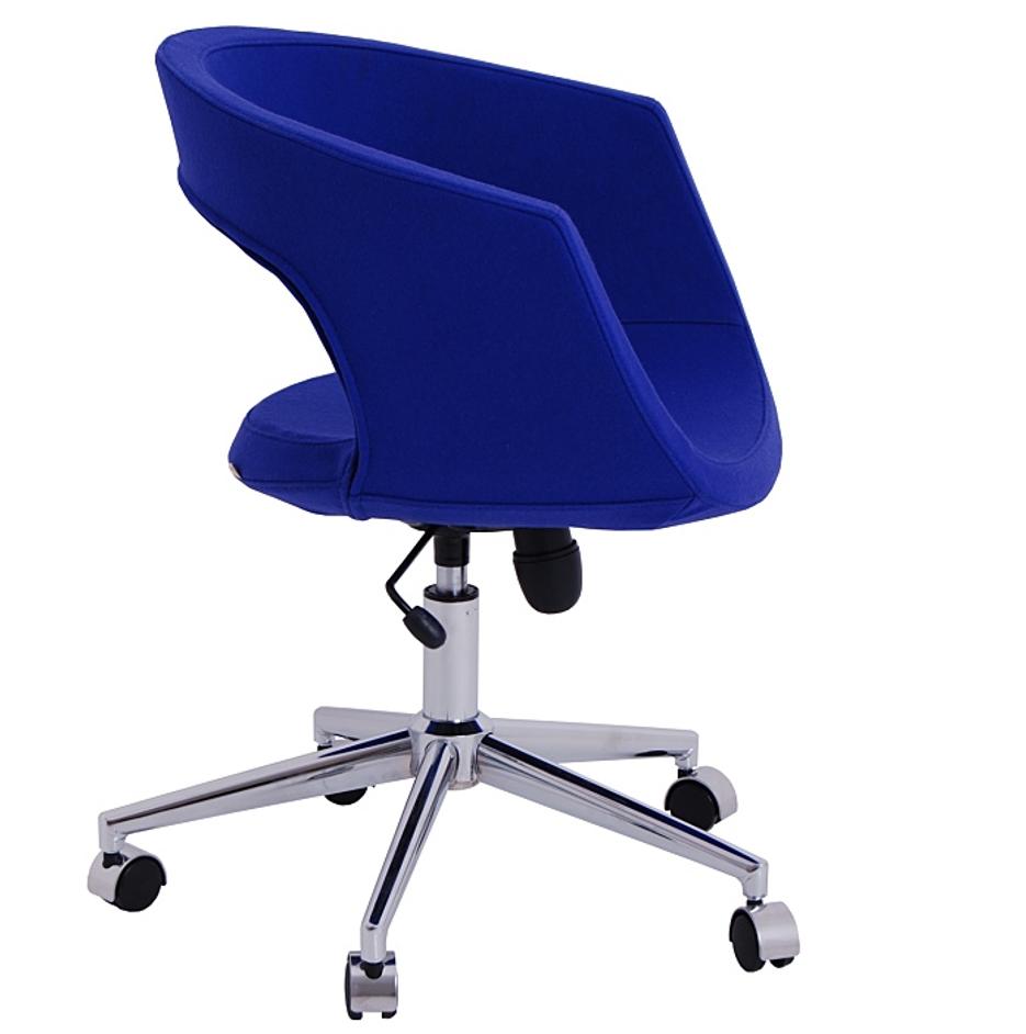 dover contemporary ofiice chair in wool by Nuans Design