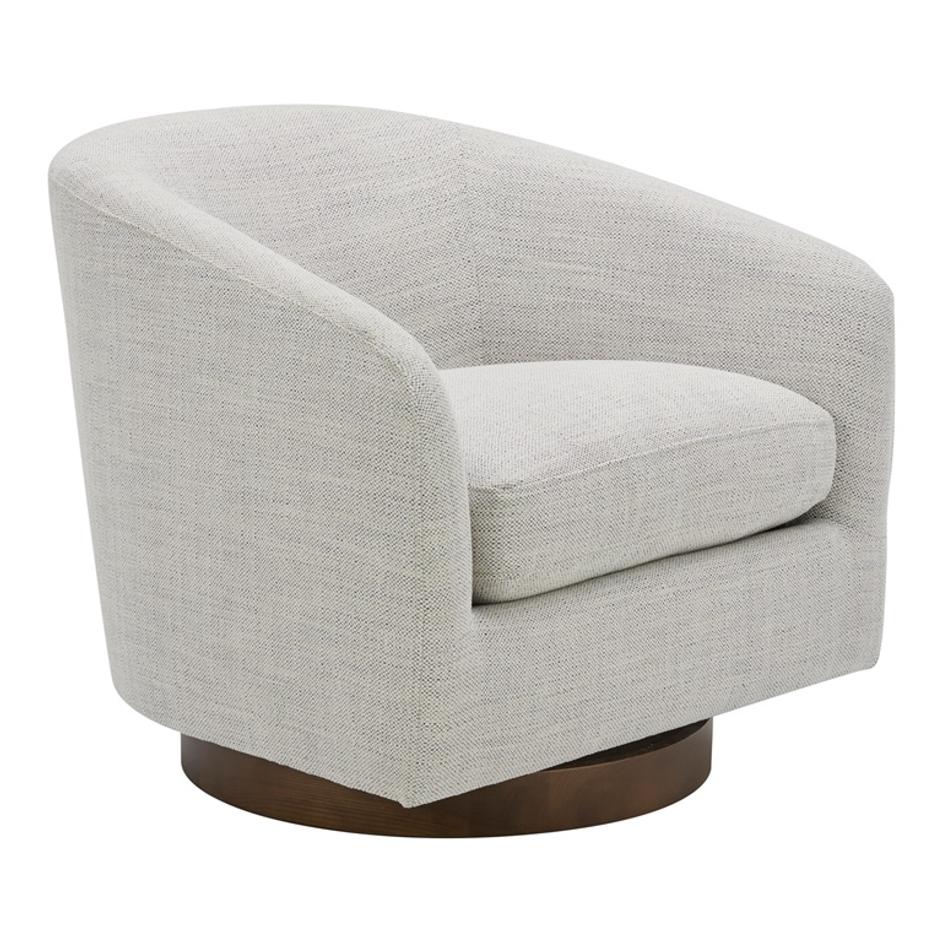 OSCY SWIVEL CHAIR SPLASHED WHITE by Moes Home