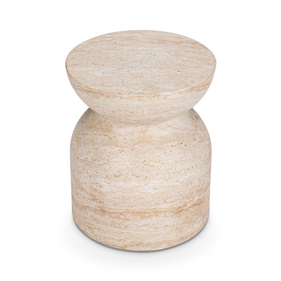 Ridgewood Outdoor Stool Beige by Classic Home
