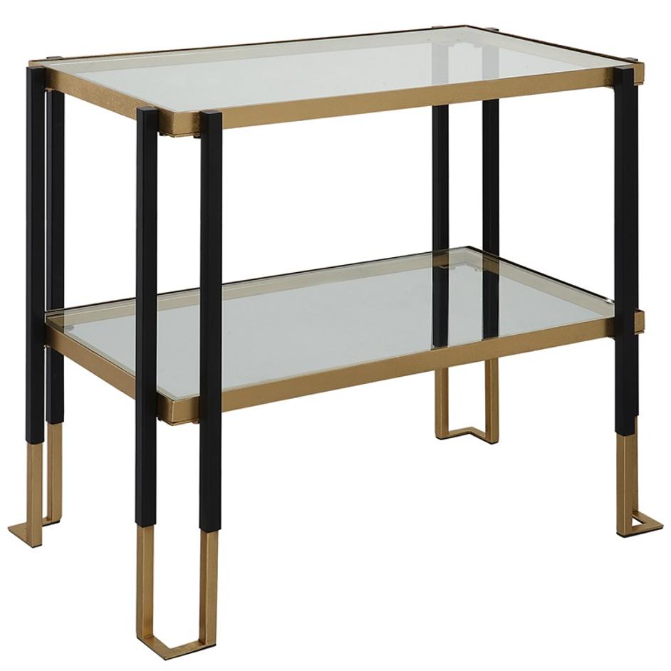 Kentmore Glass Side Table by Uttermost