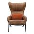AMOS LEATHER ACCENT CHAIR by Moes Home