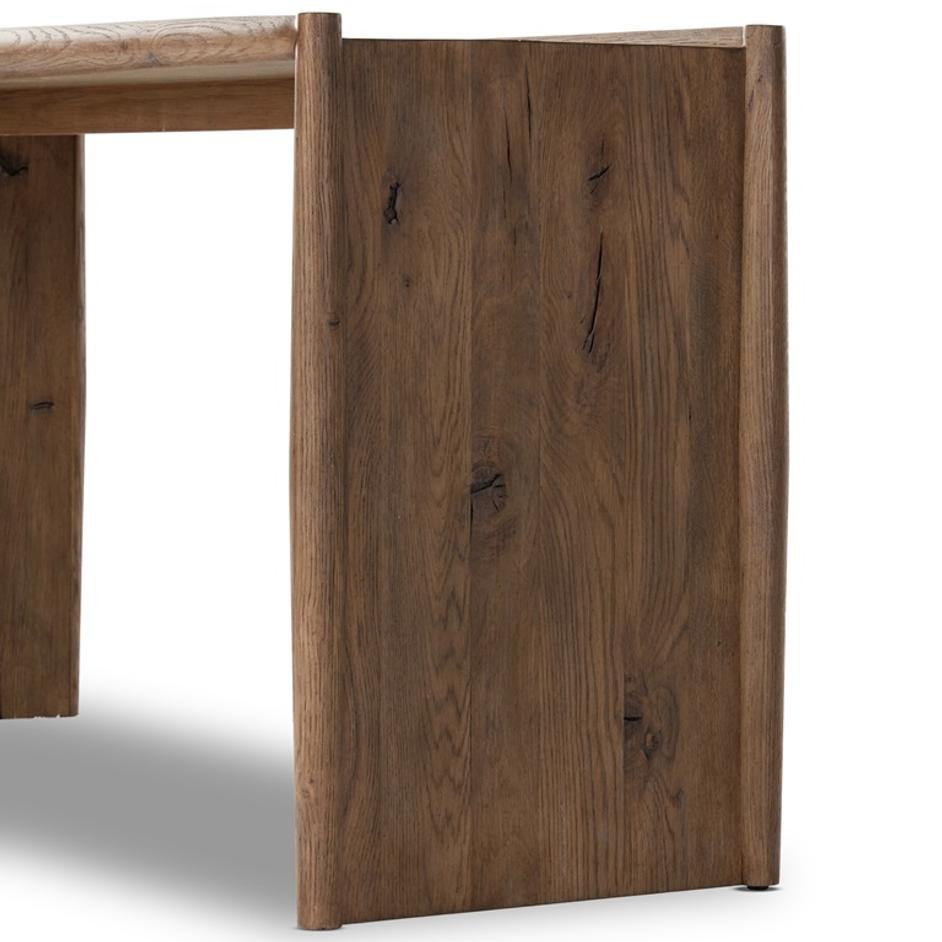 Glenview Console Table In Weathered Oak by FOUR HANDS