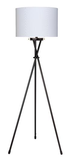 Manny Iron Tripod Floor Lamp, Bronze by Jamie Young
