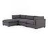 WESTWOOD 3-PIECE SECTIONAL W/ OTTOMAN- BENNETT CHARCOAL by FOUR HANDS