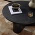Sante 36" Coffee Table In Raw Black by FOUR HANDS