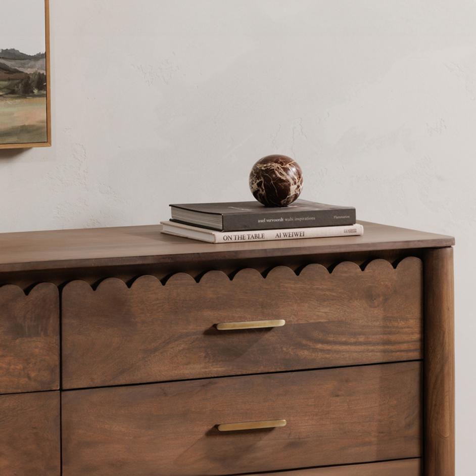 Wiley Dresser Vintage Brown by Moes Home