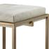 Shelby Hide Counter Stool, White by Jamie Young