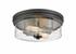Bohin 2 Light Flush Mount in Matte Black Finish by Z-Lite