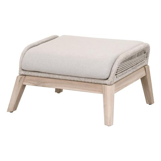 Loom Outdoor Footstool by Essentials For Living