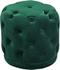 Joshua Ottoman/Stool In Green Velvet by Meridian Furniture