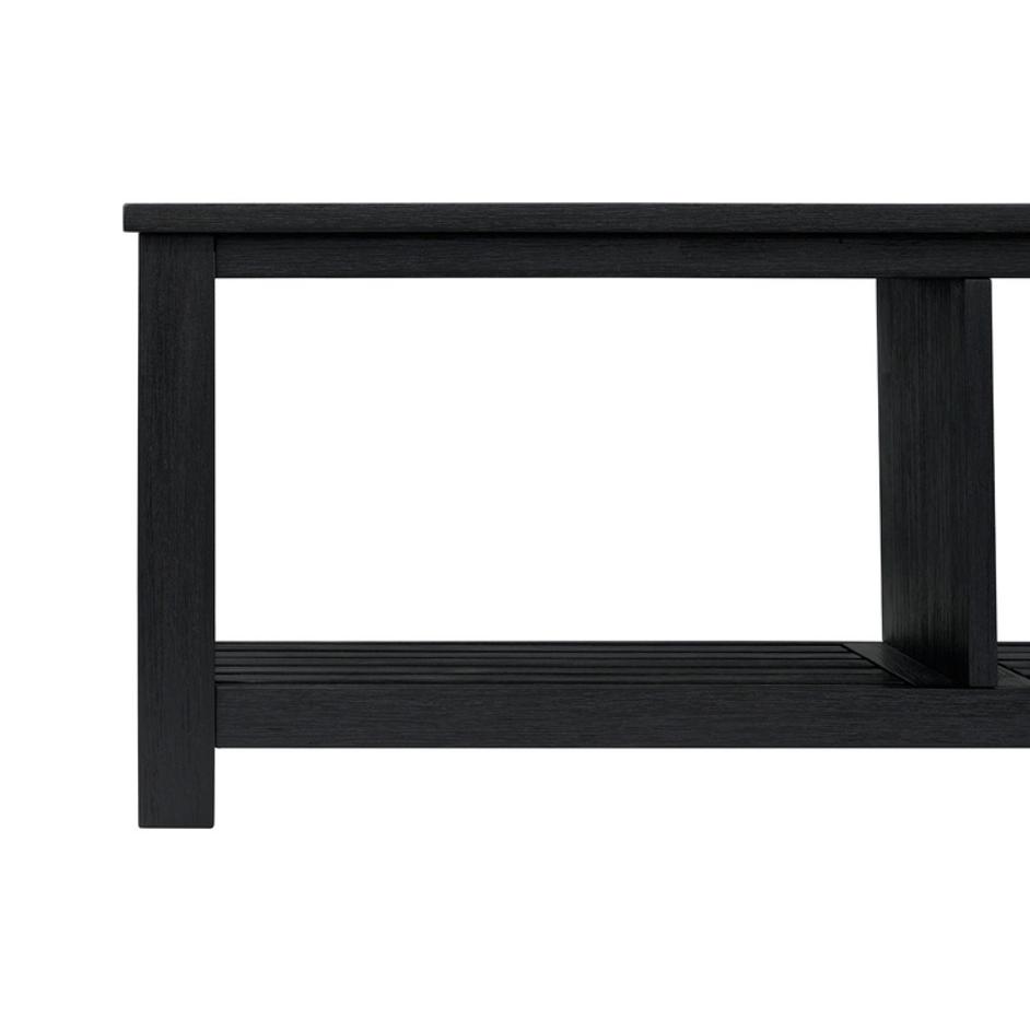 Tiburon KD TV Bench, Alto Black  by New Pacific Direct