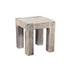 Giza End Table Bleached White by Classic Home