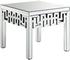 Hugo End Table In Mirrored by Meridian Furniture