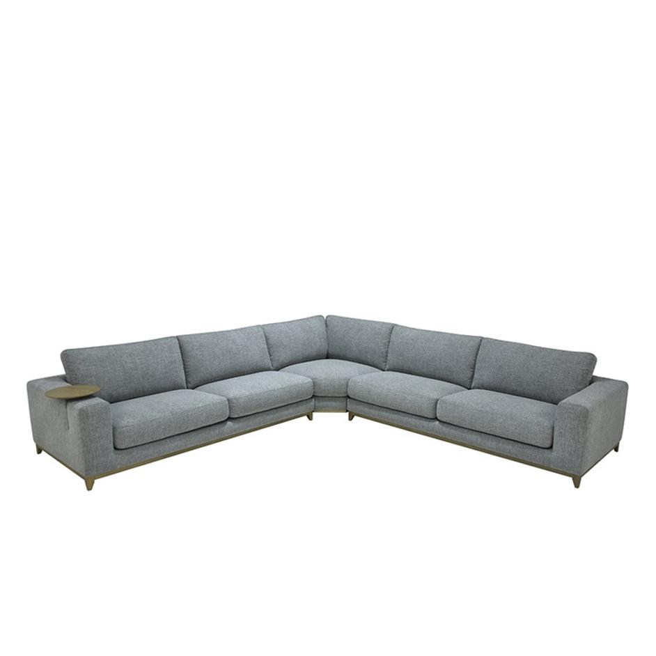 Donovan Sectional Gray by Classic Home